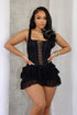 Iris Lace Corset Top & Skirt SET